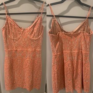 Express lace mini dress size small